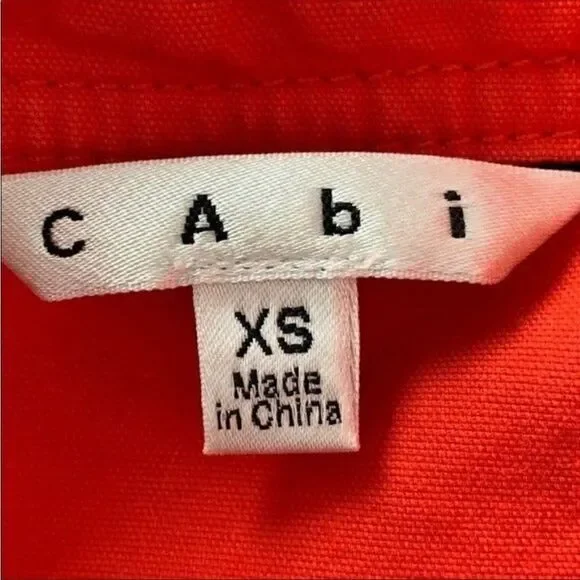 Cabi Red Taylor Ruffle Back Jacket - Picture 8 of 10